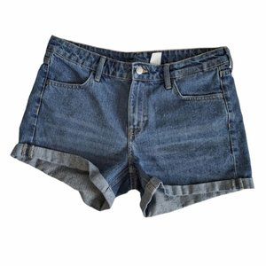 J. Crew Factory Roll Cuff Medium Wash Denim Shorts Size 31